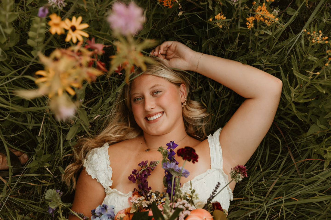 Senior Photos w/ Florals